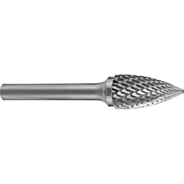 Holemaker Carbide Burr 1/4x5/8inx1/4in Tree Pointed End DC