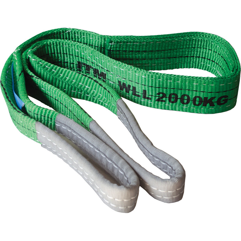 ITM Flat Web Lifting Sling - 2Ton - 3M Length