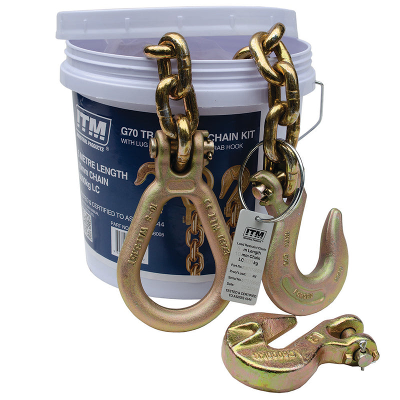 ITM G70 Transport Chain Kit-6Ton Lashing Cap. - 5M Length