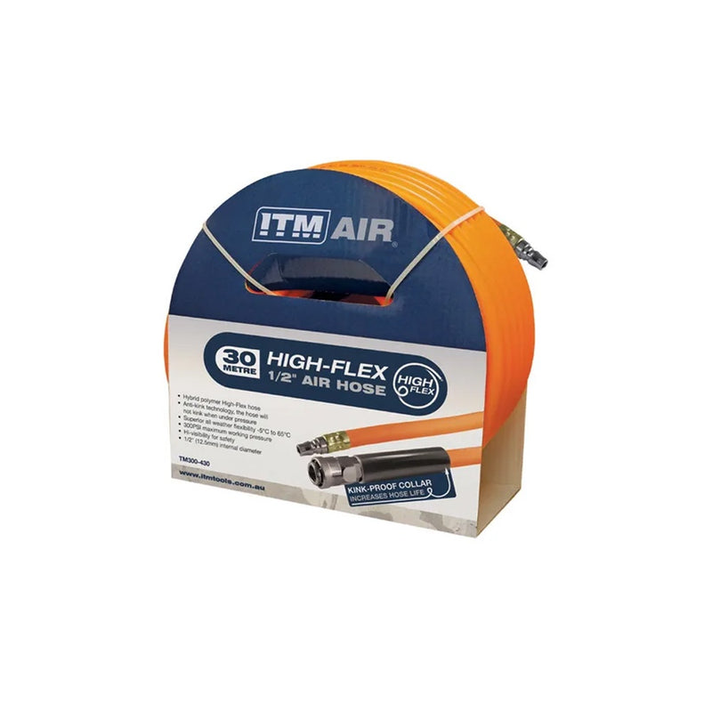 ITM Air Hose, 12.5mm (1/2in) x 30M Hybrid Polymer Air Hose