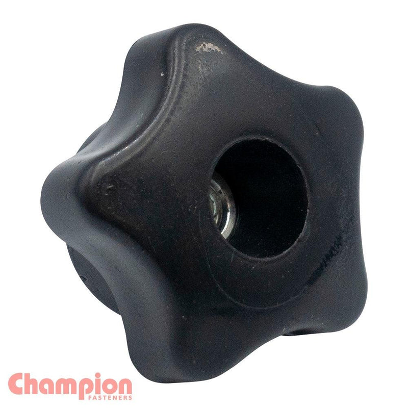 Champion Star Knobs - Through Type Nuts - M8 - Z/P