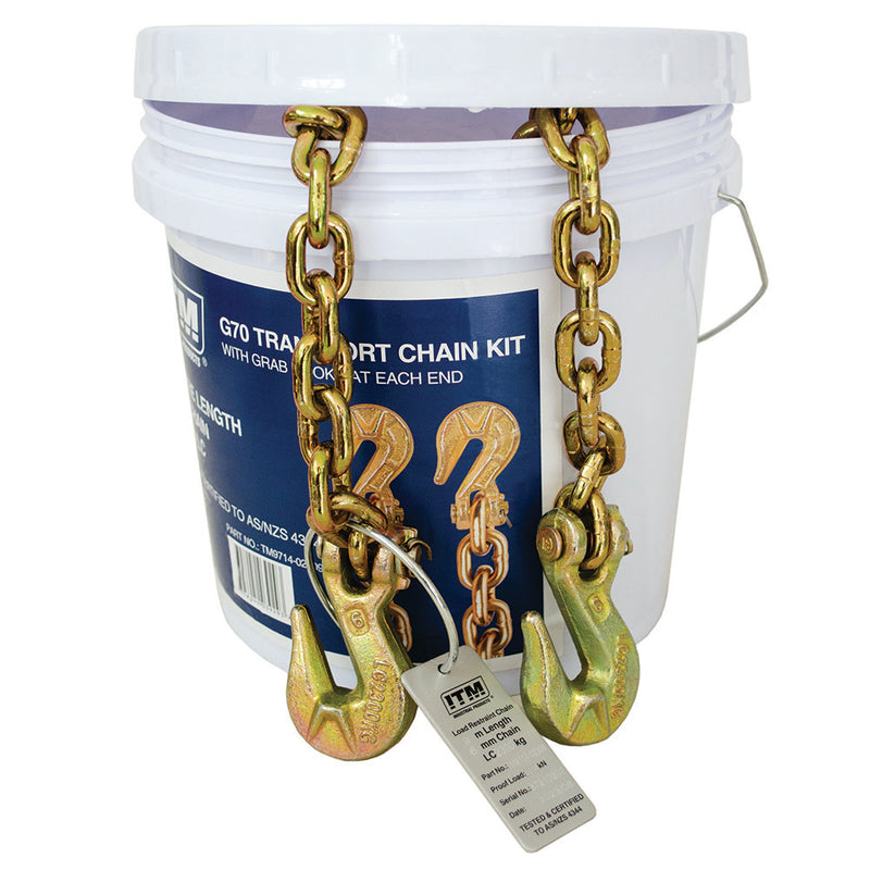 ITM G70 Transport Chain - 2.3 Ton Lashing Cap. - 9M Length