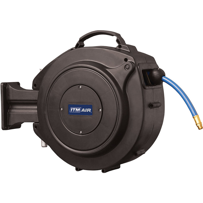 ITM Retractable Air Hose Reel 15M w/10mm PVC Air Hose