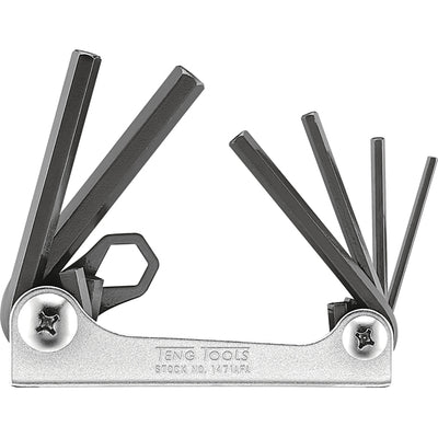 Teng 6pc Folding AF Hex Key Set - 1/8in-3/8in Default Title