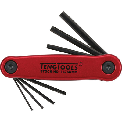 Teng 7pc Fold-Up Metric Hex Key Set - 1.5-6.0mm Default Title