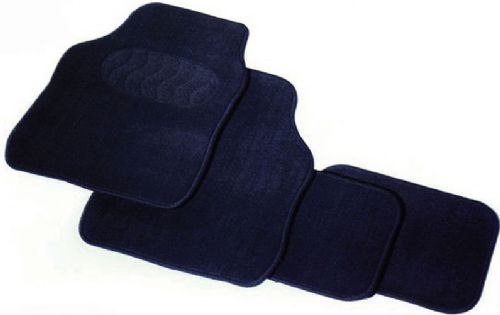 BLACK CARPET SET OF 4 MATS - 5 STAR
