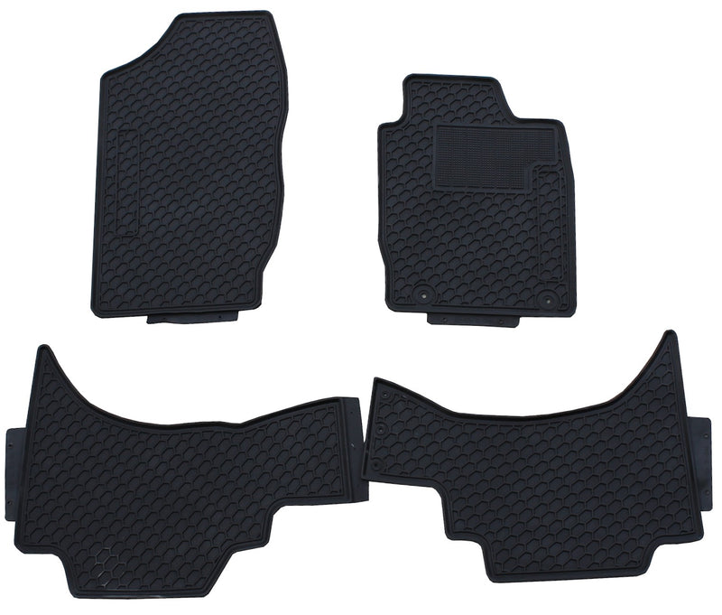 ALL WEATHER FRONT & REAR MAT SET - MITSUBISHI TRITON 2017 ON