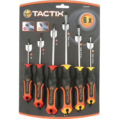 Tactix Screwdriver 6pc Set Slot & PH Default Title