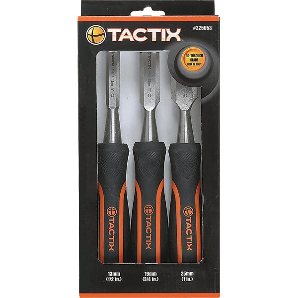 Tactix Chisel Wood 3pc Set-Long Default Title