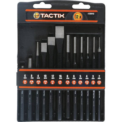 Tactix 12pc Chisel & Punch Set Default Title