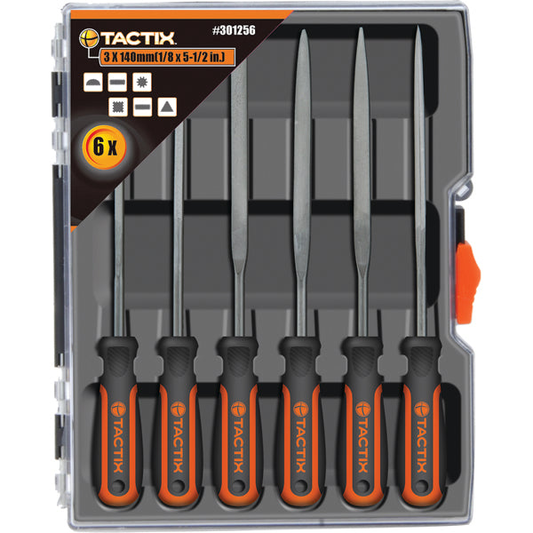 Tactix 140mm Needle File Set 6pc Default Title