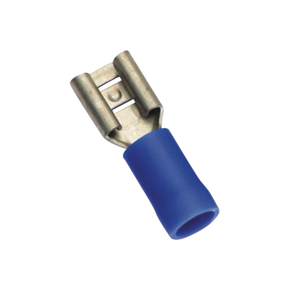 Champion Blue Female Push - On Spade Terminal - 100pk Default Title