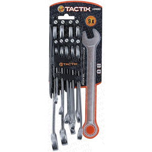 Tactix 9pc Combination Spanner Set - SAE Default Title