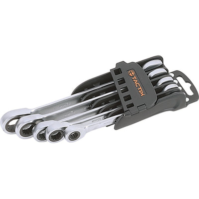 Tactix Ratchet Spanner 5pc Set-Metric Default Title