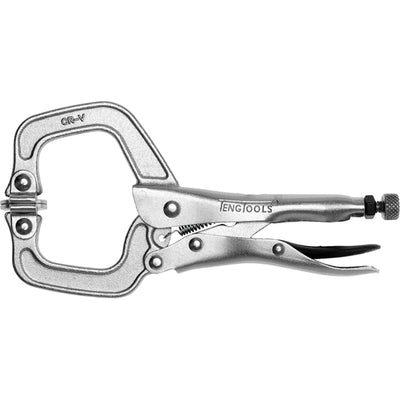 Teng 6in C-Clamp Locking Plier w/Swivel Pad Default Title