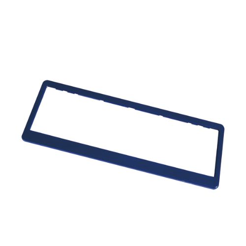 BLUE NUMBER PLATE FRAME PAIR