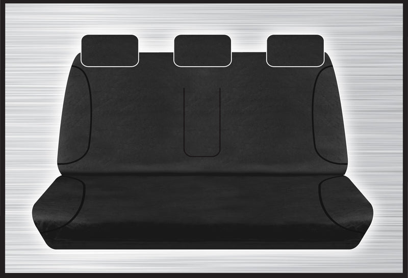 BLACK CANVAS REAR BENCH SEAT COVER  - RANGER/BT50