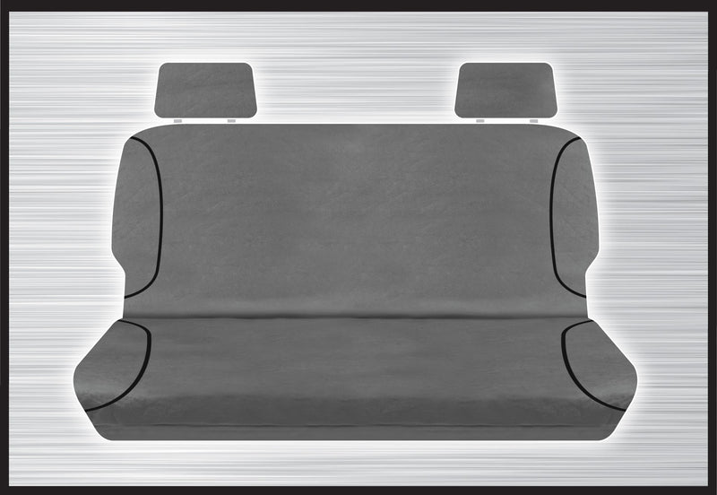 GREY CANVAS REAR BENCH SEAT COVER - NAVARA 11/2017 ONWARD