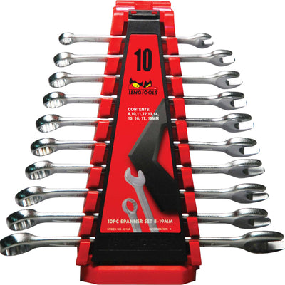 Teng 10pc Combination Metric Spanner Set 8-19Metric Default Title