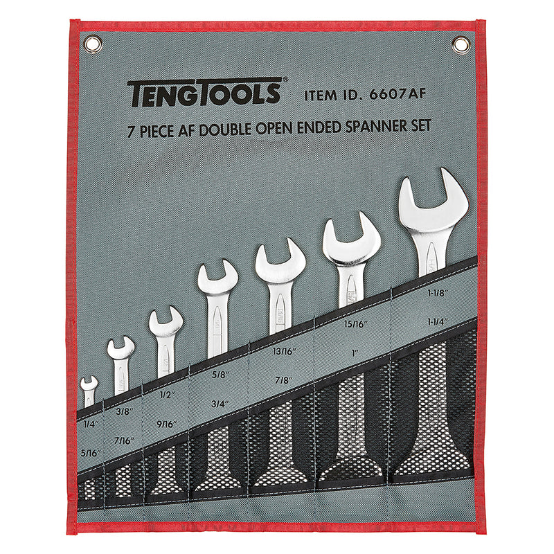 Teng 7pc Double Off-Set Ring Spanner Set 1/4-1-1/4in Default Title