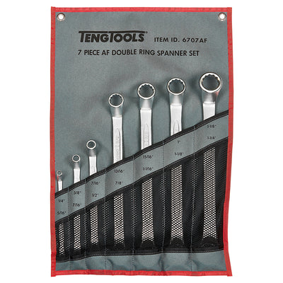 Teng 7pc Double Open-End Spanner Set 1/4-1-1/4in Default Title