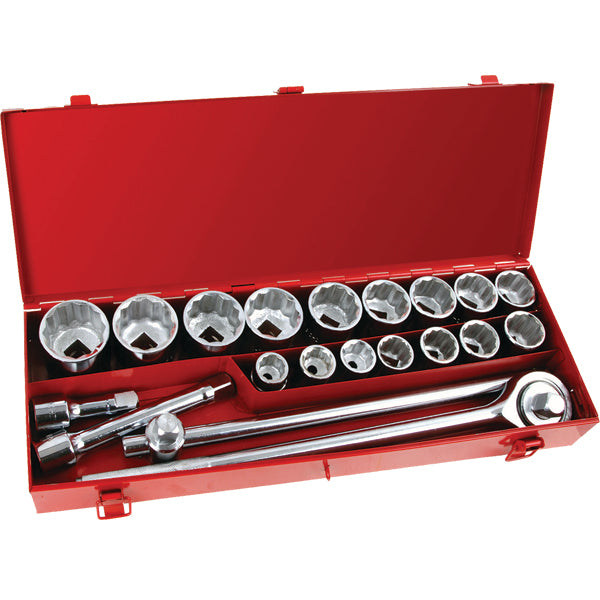 Tactix Onsite 21pc Socket Set 3/4in Dr SAE Default Title