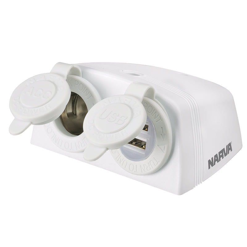 HEAVY DUTY SURFACE MOUNT ACCESSORY/DUAL USB SOCKETS