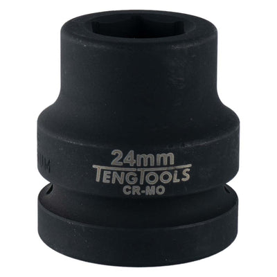 Teng 1in Dr. Impact Socket 24mm Din Default Title