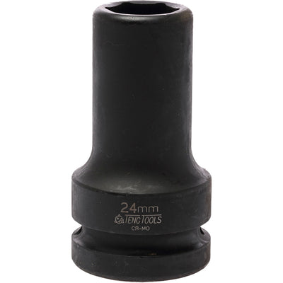 Teng 1in Dr. Thin Wall Deep Impact Socket 24mm Din Default Title