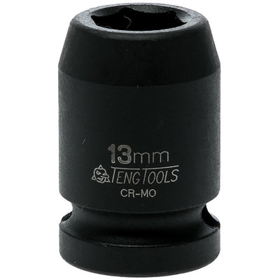 Teng 1/2in Dr. Impact Socket 13mm DIN Default Title