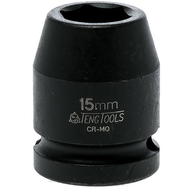 Teng 1/2in Dr. Impact Socket 15mm DIN Default Title