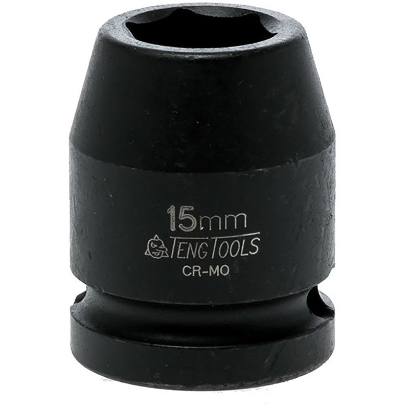 Teng 1/2in Dr. Impact Socket 15mm DIN Default Title