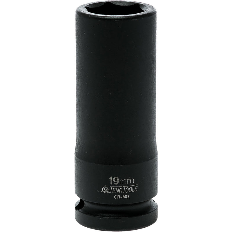 Teng 1/2in Dr. Deep Impact Socket 19mm DIN Default Title