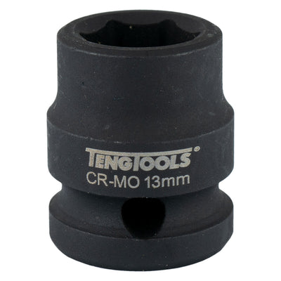 Teng 1/2in Dr. Stubby Impact Socket 13mm DIN Default Title