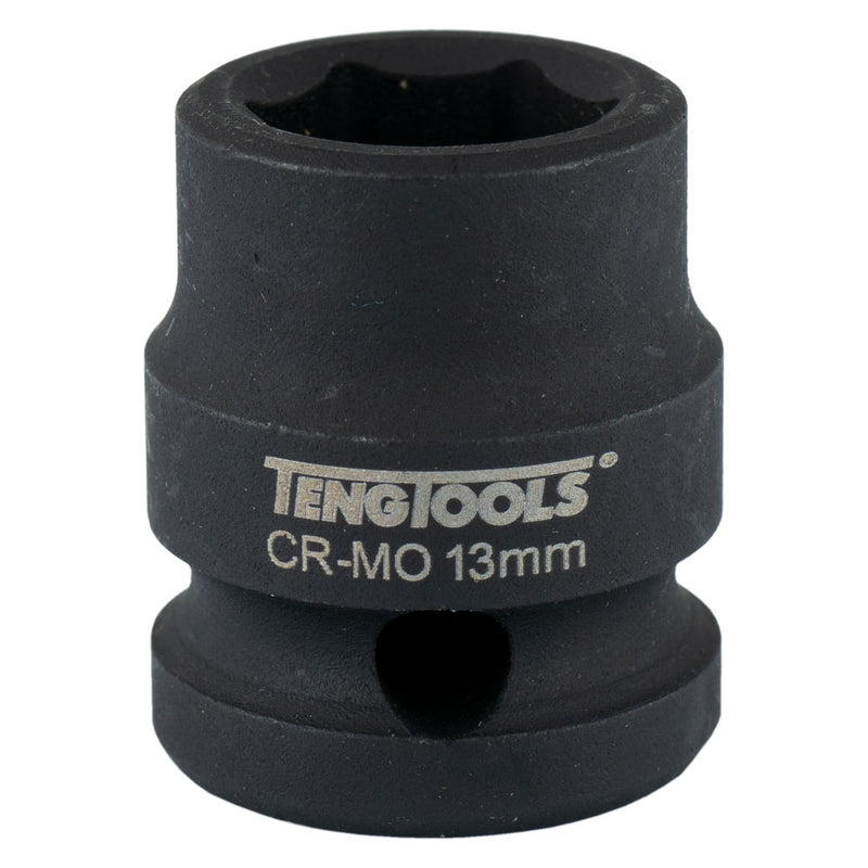 Teng 1/2in Dr. Stubby Impact Socket 13mm DIN Default Title