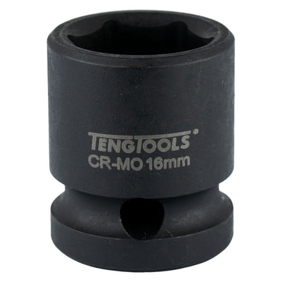 Teng 1/2in Dr. Stubby Impact Socket 16mm DIN Default Title