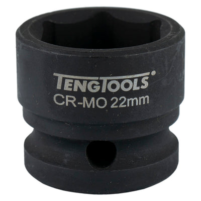 Teng 1/2in Dr. Stubby Impact Socket 22mm DIN Default Title