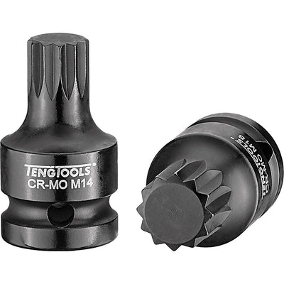 Teng 1/2in Dr. Impact Socket XZN 14 x 43mm Default Title