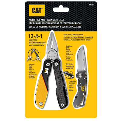 Cat® Multi Tool and Folding Skeleton Knife Set Default Title