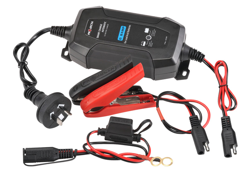 BATTERY CHARGER 0.8A 12V 4 STAGE
