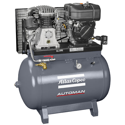 Atlas Copco Diesel 5.2HP 21.9CFM 270L Compressor Default Title
