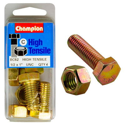 Champion 1in x 1/2in Set Screw & Nut (C) - GR5 Default Title