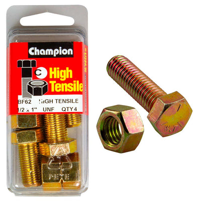 Champion 1 x 1/2in Set Screw & Nut (C) - GR5 Default Title