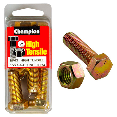 Champion 1-1/4in x 1/2in Set Screw & Nut (C) - GR5 Default Title