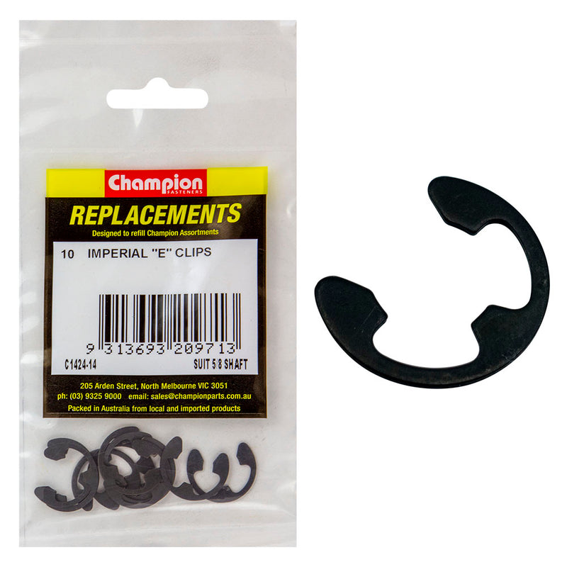 Champion E-Clip Suit 5/8 Shaft -10pk Default Title