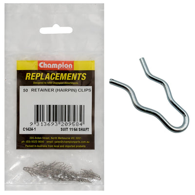 Champion Retainer Spring To Suit 11/64in Shaft -50pk Default Title