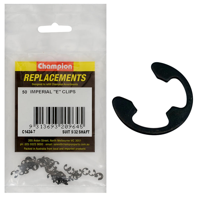 Champion E-Clip Suit 5/32 Shaft -50pk Default Title