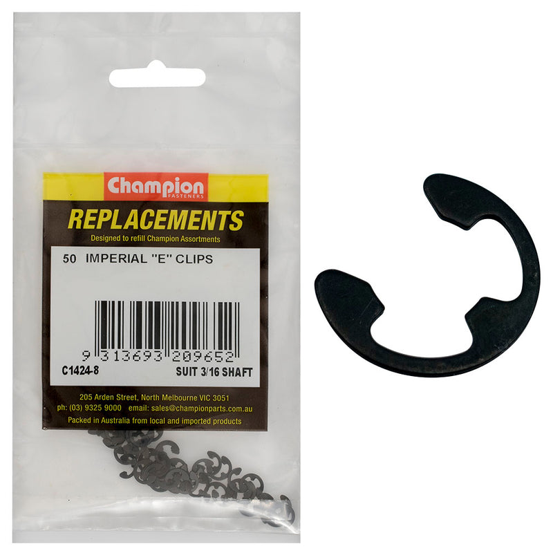 Champion E-Clip Suit 3/16 Shaft -50pk Default Title