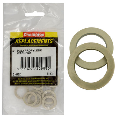 5/8IN X 7/8IN X 3/32IN POLYPROPYLENE WASHERS Default Title