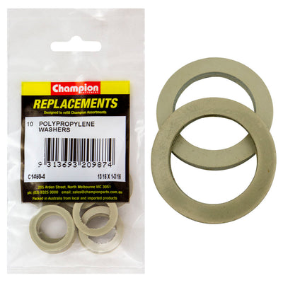 13/16IN X 1-3/16IN X 3/32IN POLYPROPYLENE WASHERS Default Title